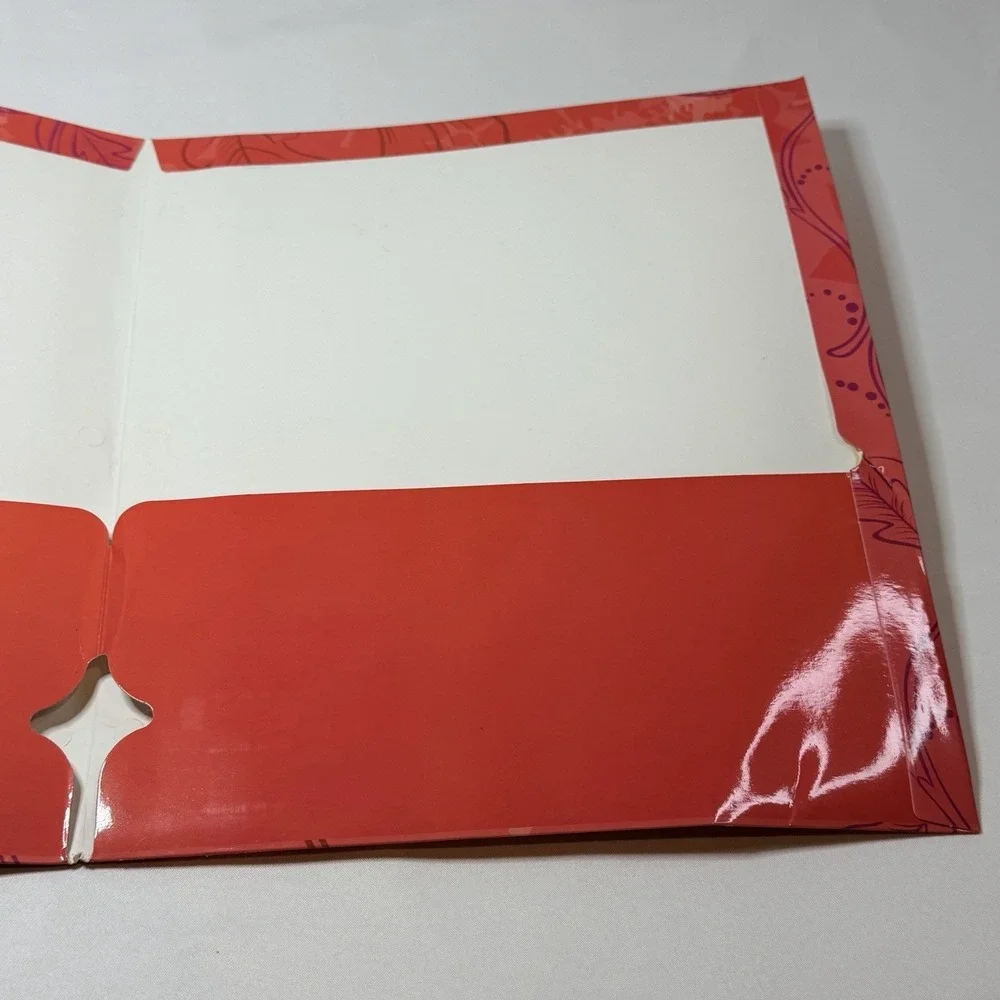Rare VTG Disney Fairies Tinkerbell Folder Y2K Unpunched Two Pocket Stationery